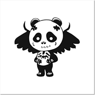 Gothic Panda Posters and Art